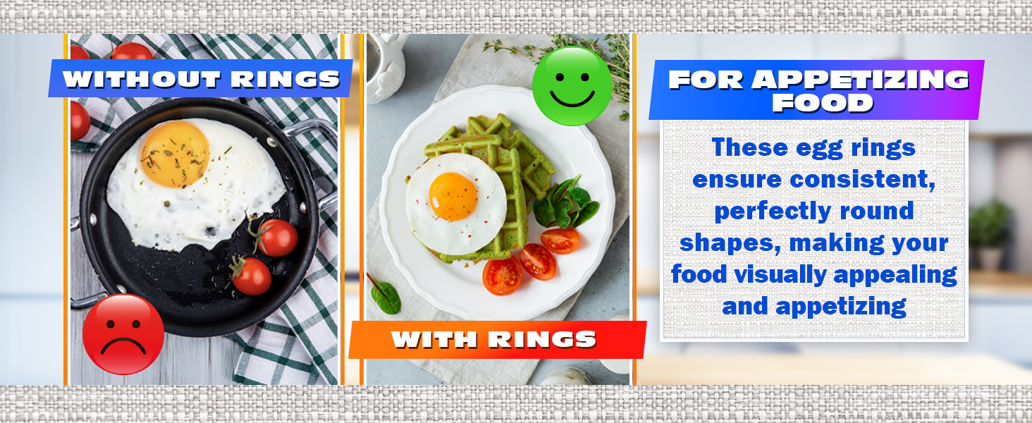 round egg cooker breakfast sandwich egg mold egg griddle ring egg round mold for english muffin