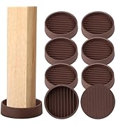Rubber Non-Slip Furniture Pads Furniture Casters Cup Floor Protector for Bed Sofa Table and Chair...