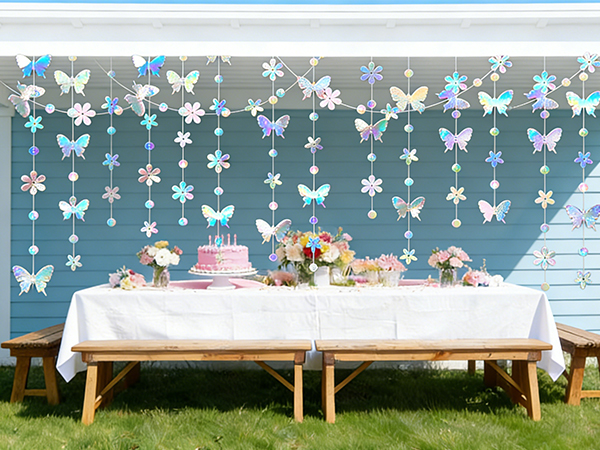 Star garland happy birthday banner congratulations banner streamers party decorations
