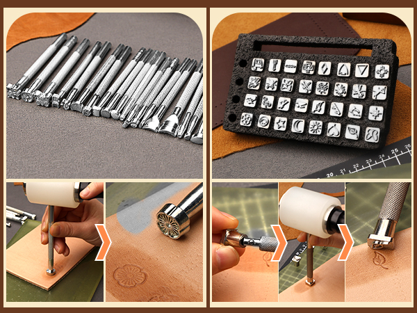 TLKKUE Leather Tooling Kit