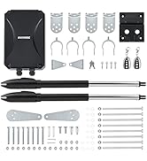 CO-Z Automatic Dual Swing Gate Opener Kit, Electric Gate Opener for Doors up to 660lb 18ft, Drive...