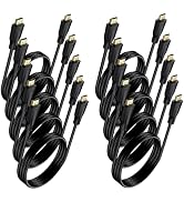 DoroJepi 8K HDMI Cable 3FT 10 Pack, 48Gbps Ultra High Speed HDMI 2.1 Cable eARC Cord Support 8K@6...