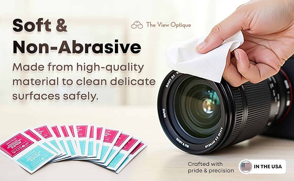 Camera lens cleaner