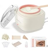 Mini Eyebrow Wax Kit for Women, Wax for Eyebrows Hair Removal, 26 Eye brow Waxing Sticks, 100g Br...