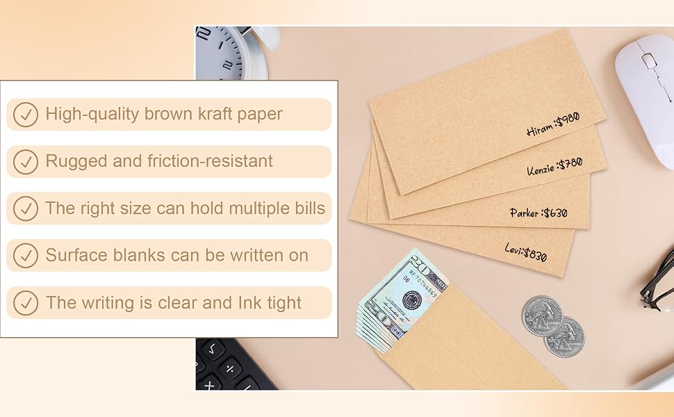 cash envelopes money