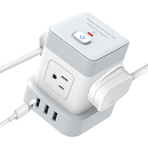 Power Strip Flat Plug