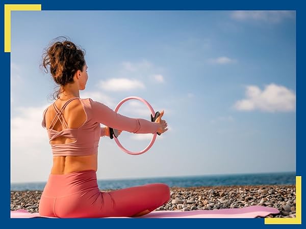 thigh workout equipment for women pilates ball bag thigh exercise yoga ring calf abductor