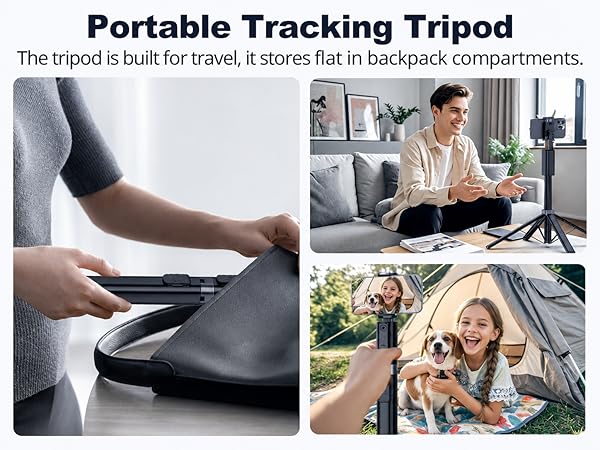 portable tracking tripod