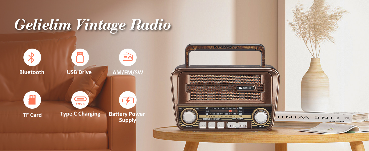 Gelielim 733 vintage radio