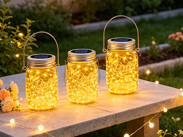 mason jar solar lights for outside