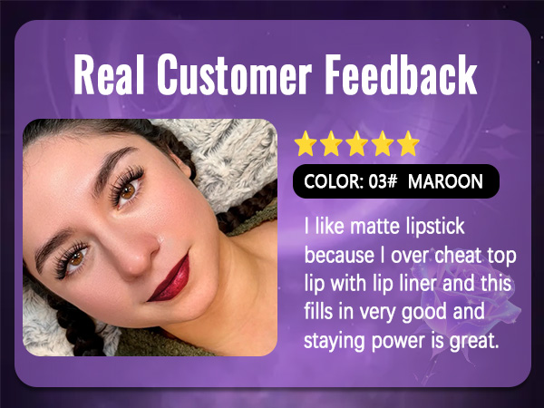 HHLTOH Red Matte Lipsticks for Women