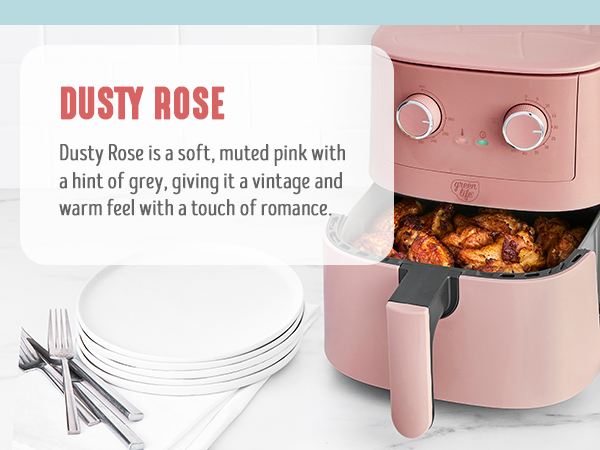 GreenLife, Ceramic Nonstick, PFAS-Free, Non-Toxic, Electrics, Air Fryer