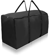 Patio Cushion Storage Bag ,Outdoor Cushion Storage Cover with Zipper and Handles Size 68" L x 30"...