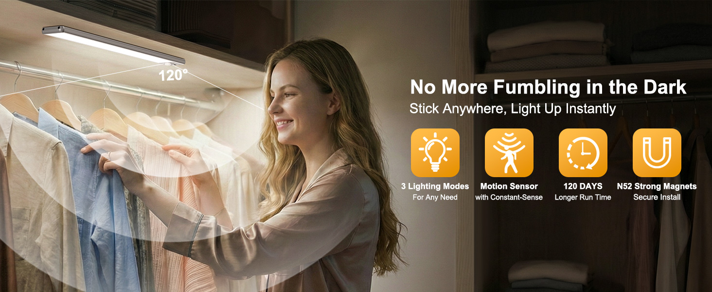 no more fumbling in the dark