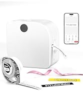Phomemo Label Maker Machine with Tape, P12 Bluetooth Small Label Maker with Multiple Templates Th...