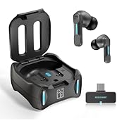 Middle Rabbit SW4 Wireless Gaming Earbuds for PC PS4 PS5 Switch Mobile - 2.4G Dongle & Bluetooth ...