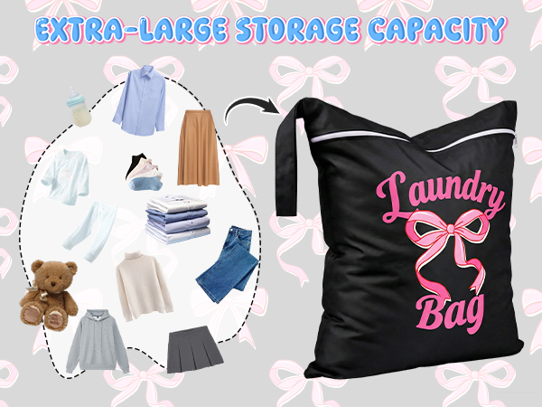 Bow Laundry Bag
