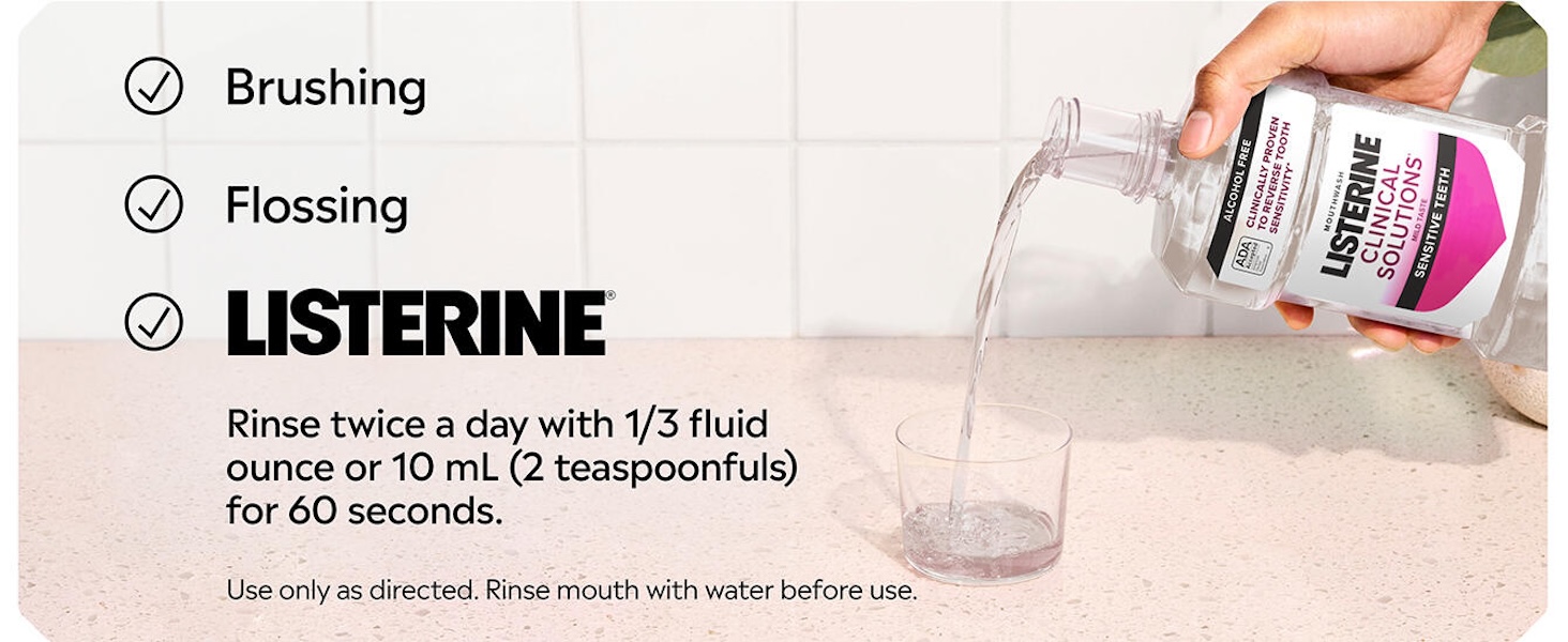 Brushing, Flossing, Listerine