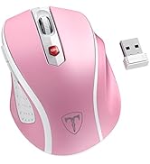 HOTWEEMS D-09 Wireless Mouse for Laptop - Ergonomic Plus Computer USB Cordless Mice, Ergo Grips, ...