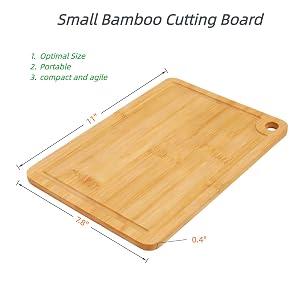 Small Bamboo Cutting Board