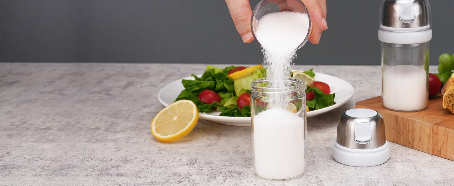 glass salt shaker