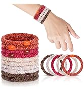 FORENEE Braided Hair Ties No Damage, Soft Plush Hair Elastics, Ponytail Holders & Hair Bands for ...