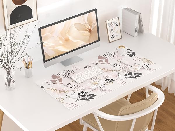 4 in 1 home office decor dest mat wrist rest set