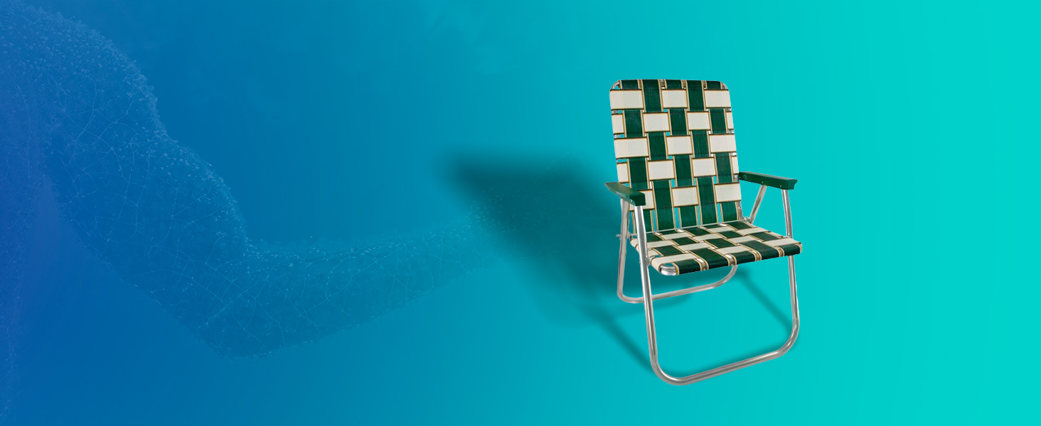 Charleston Classic chair with green arms