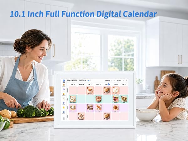 10.1" Smart-Picture-Frame Digital Calendar