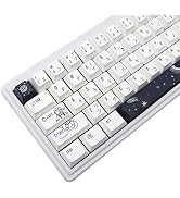 JSJT PBT Custom Japanese Keycaps - 134 Cherry Profile Dye Sublimation Keycaps for 61/64/68/87 Che...