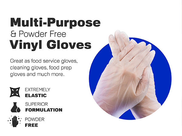 Multi Purpose food service gloves vinyl gloves xl disposable vinyl gloves vinyl gloves large