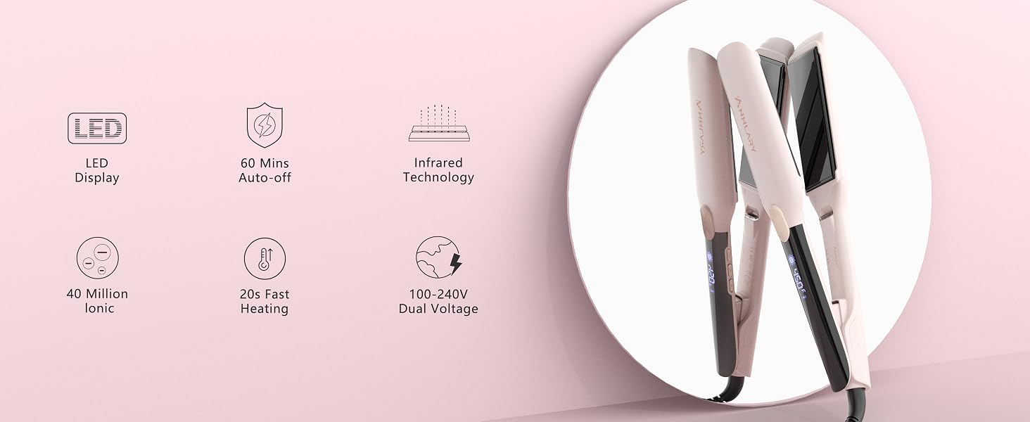 hair straightener flat iron