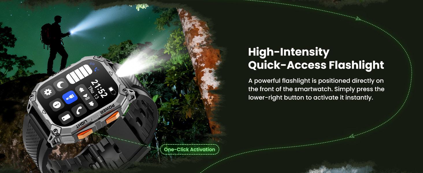 Text reads 'High-intensity'. Dark promotional image showing illuminated effects against a black background.