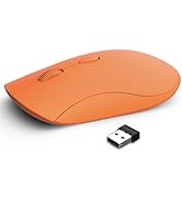 SHUNJINRUN Wireless Mouse for Chromebook, Laptop, PC, Macbook, Slim Portable Optical Computer Mou...