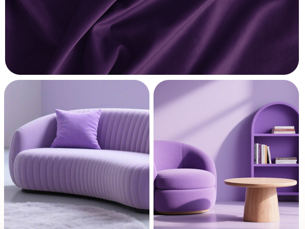 purple velvet curtains