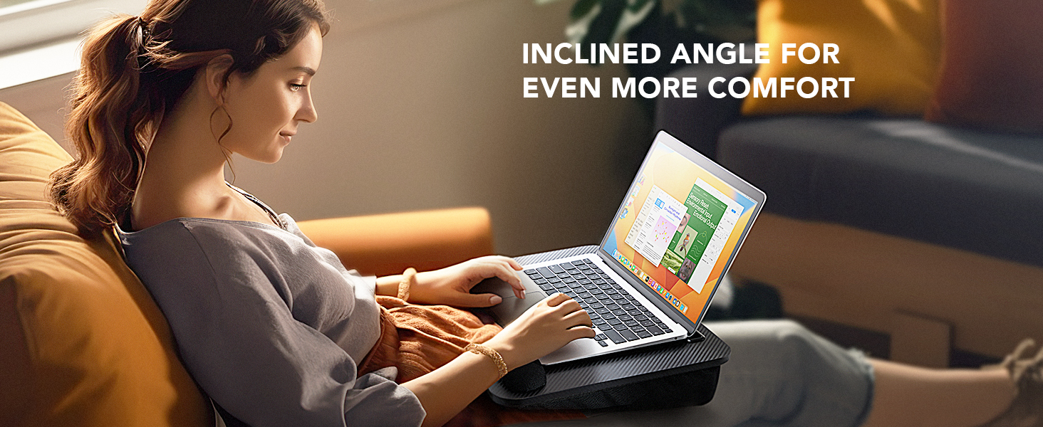 HNLD12B laptop lap desk lap desk with cushion laptop stand for bed for adults