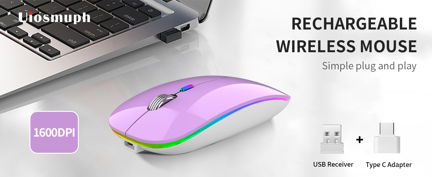 LED wireless mouse