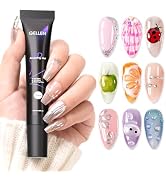Gellen 3D Gel - 20g Clear Sculpting Gel for Nail Art, Solid 3D Nail Gel for Carving, Molding, Pai...