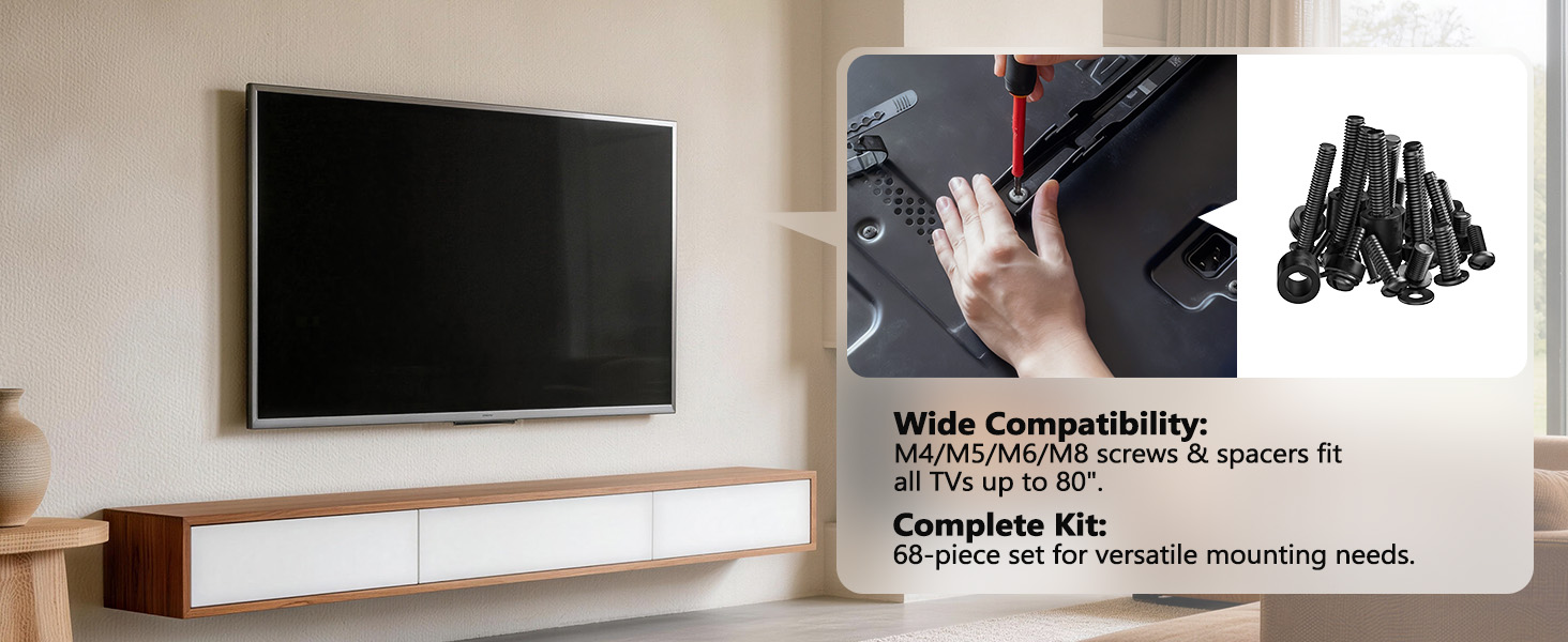 tv mounting screws