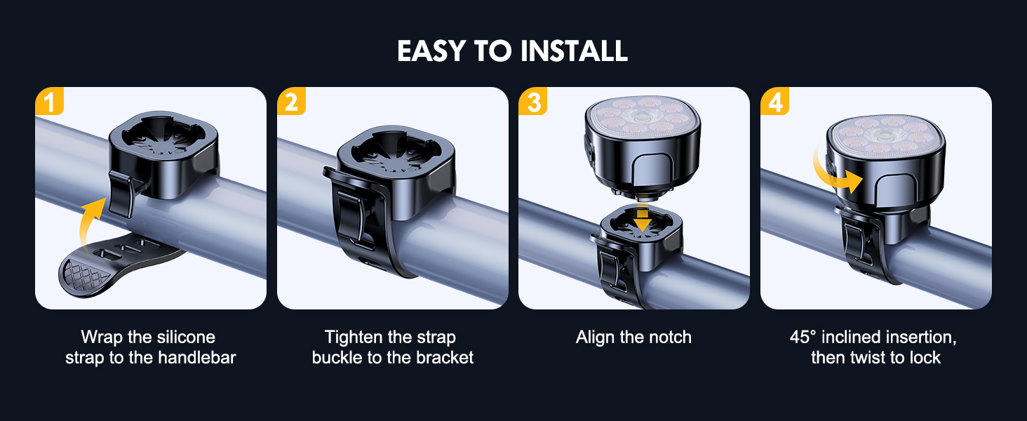 bicycle headlight for bike bicycle lights front and rear rechargeable bicycle lights rear