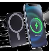 HYDGYC for MagSafe Car Mount Charger, 15W Magnetic Wireless Car Charger for iPhone 17 16 15 14 13...