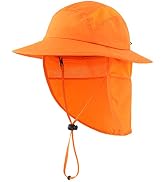 Home Prefer UPF 50+ Boys Sun Hat with Neck Flap Summer Beach Hat Kids Safari Hat