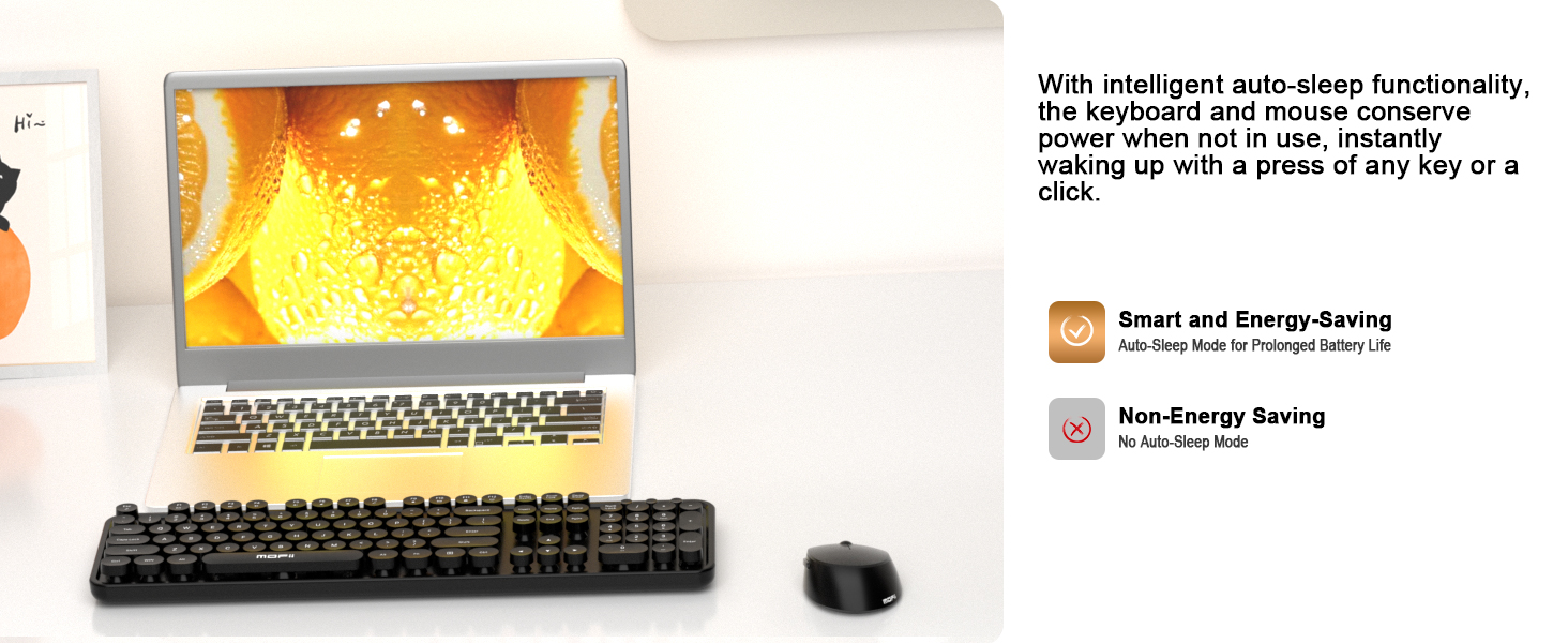 Wireless Keyboard and Mouse Combo