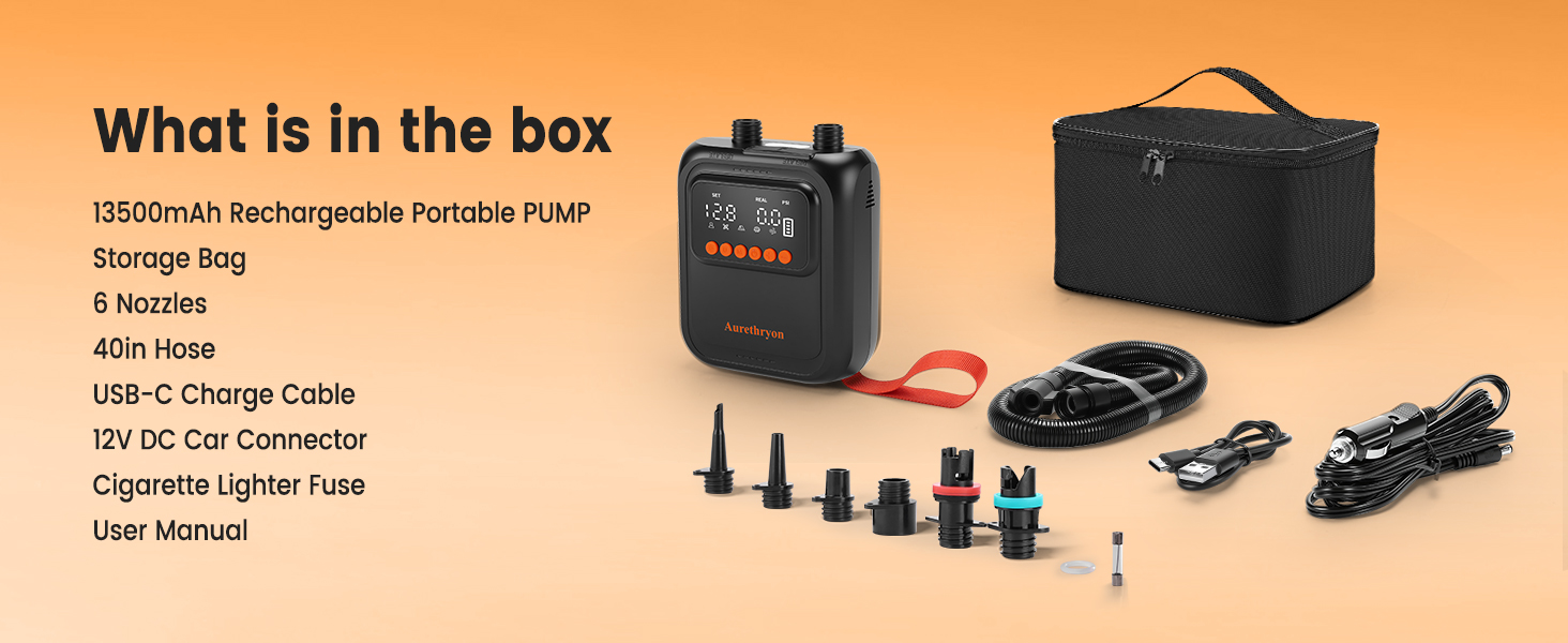rechargeable paddle board pump