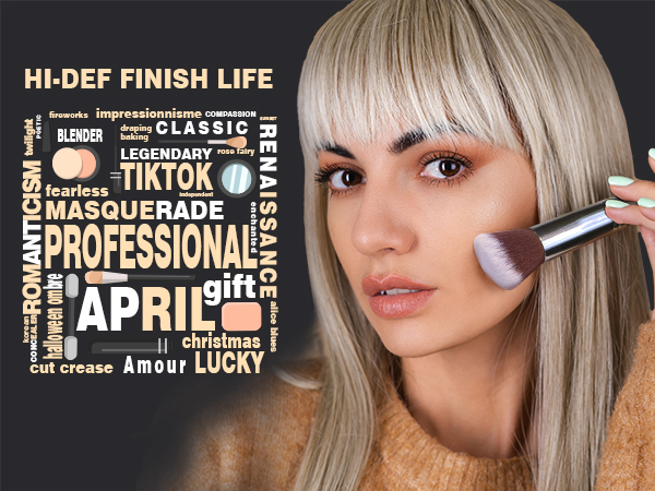 Makeup Brushes Premium Synthetic Foundation Face Brush Eyeshadow Kabuki Blush Brush gifts for mom
