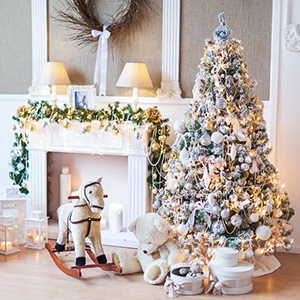 Christmas lights indoor white lights white wire 100count 21ft