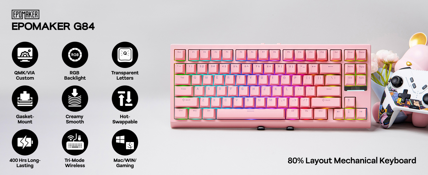 G84 mechanical gaming keyboard