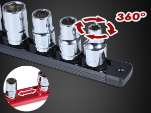 Magnetic Socket Holder Organizer Set
