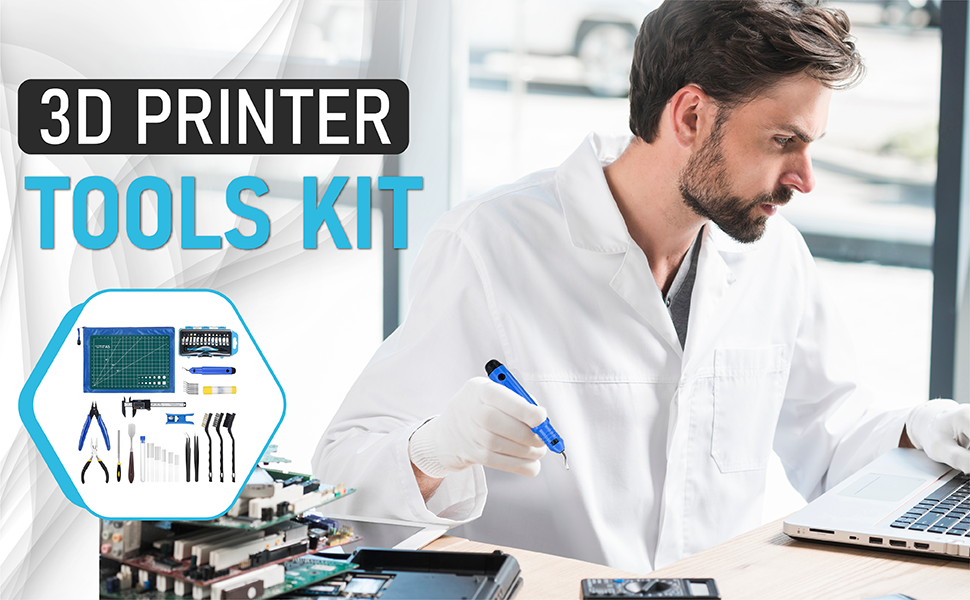 3D Printer Tool Kit Essential - 55Pcs
