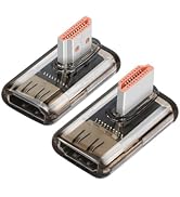 YANBORONSN 8K HDMI 2.1 Adapter,90 Degree Left & Right Angle Male to Female HDMI Adapter Support 8...